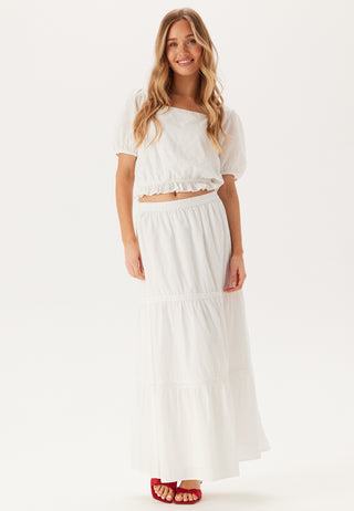 Cotton Lace Maxi Skirt