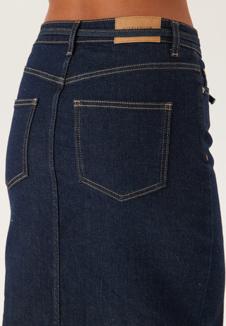 Denim Midi Skirt