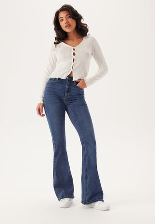 High Flare Superstretch Jeans