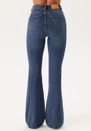 High Flare Superstretch Jeans