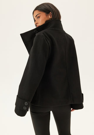 High Neck Short Coat