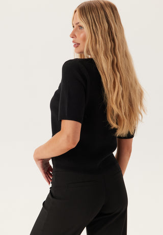 Knitted Gold Button Cardigan