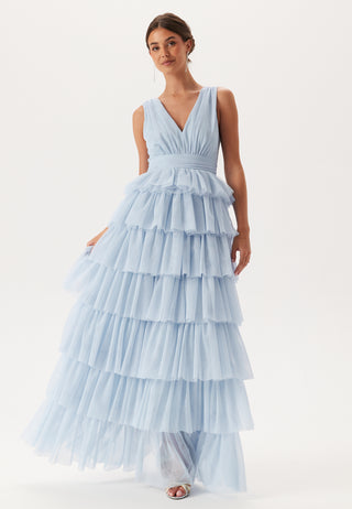 Tulle Frill Gown