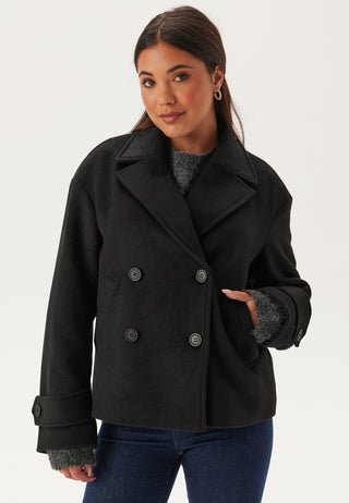 Short Wool Blend Jacket