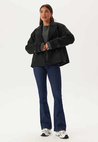 Short Wool Blend Jacket