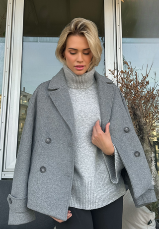 Short Wool Blend Jacket