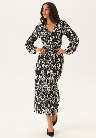 Structure Button Midi Dress