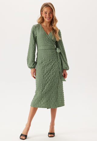 Structure Wrap Dress