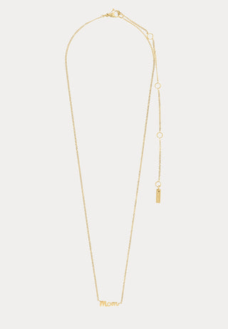 Mom Necklace Gold-plated