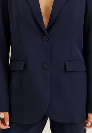 Oversized L/S blazer