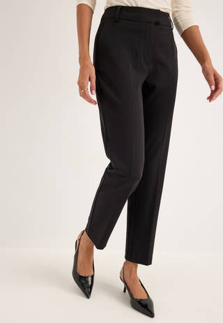 High Waist Slackers Black