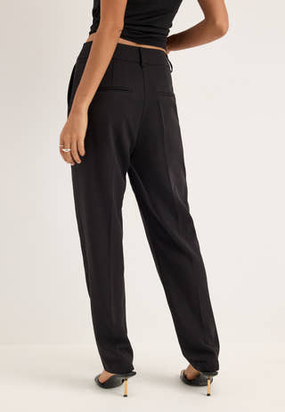 High Waist Slackers Black
