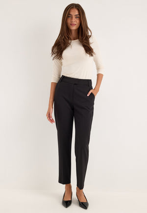 High Waist Slackers Black