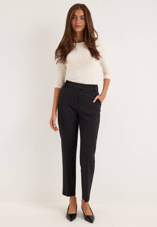 High Waist Slackers Black