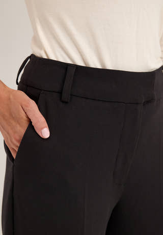 High Waist Slackers Black