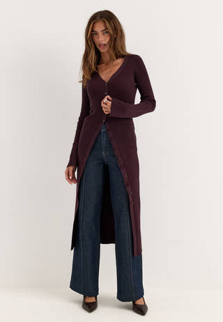 Knitted Cardigan Dress