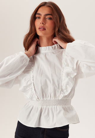 Cotton Frill Blouse