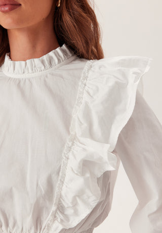 Cotton Frill Blouse