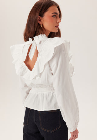 Cotton Frill Blouse