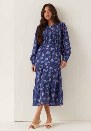 Smock Midi Dress