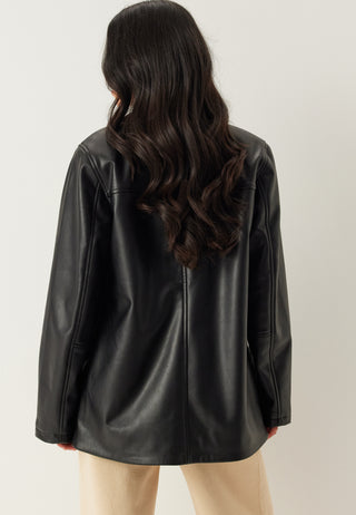 PU Blazer Jacket