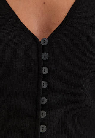 Knitted Cardigan Black