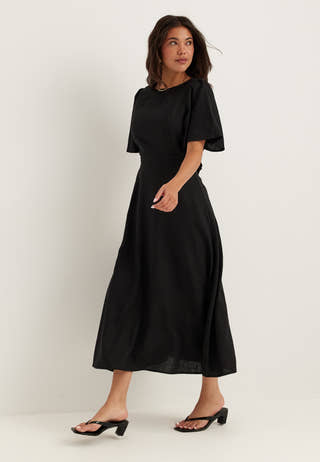 Linen Midi Dress