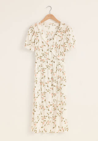 Wrap Frill Dress