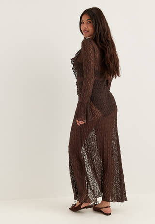 Lace Cardigan Dress