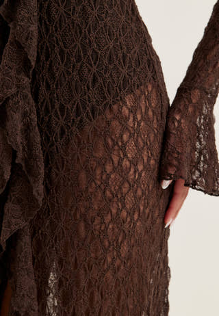 Lace Cardigan Dress