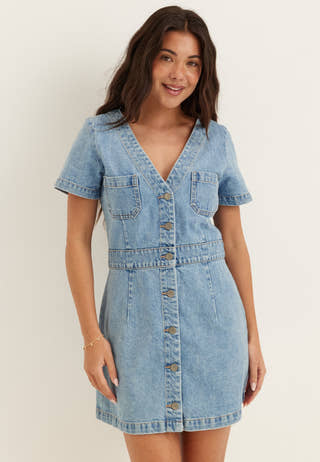 Denim Mini Dress