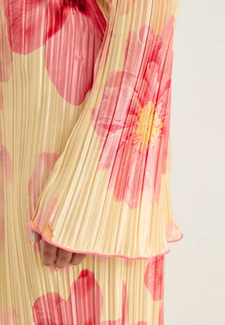 Pleated Frill Dress