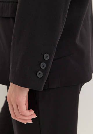 Double Breasted Blazer Black