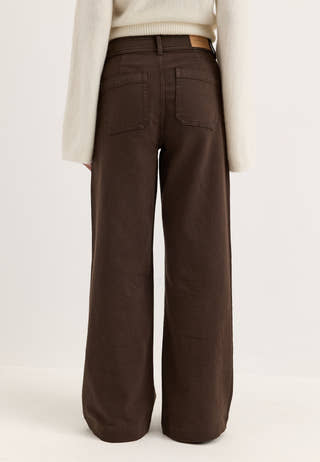 Frankie Front Pocket Jeans Brown