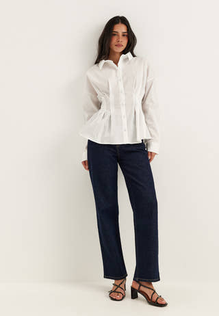 Long Sleeve Waist Shirt
