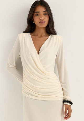 Drapy Maxi Dress White