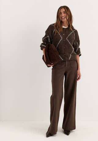 Knitted Cardigan Patterned