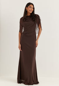Cape Mesh Gown