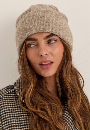 Wool Blend Knitted Hat