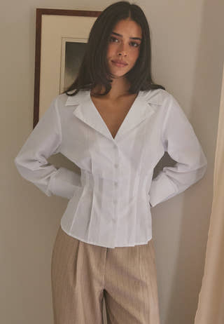 Shaped Cotton Shirt