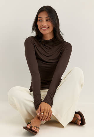 Long Sleeve Modal Top