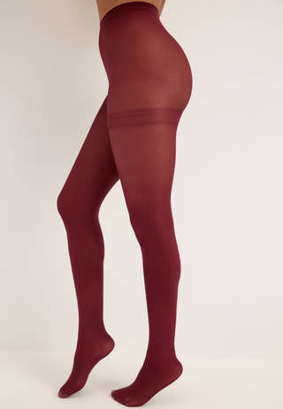 40 DEN Tights Red