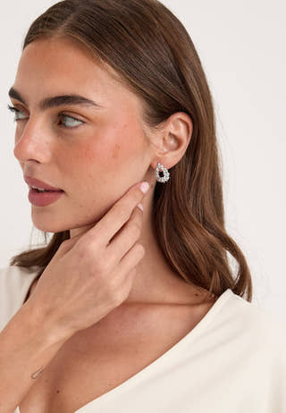 New Petite Alice Earrings Silver