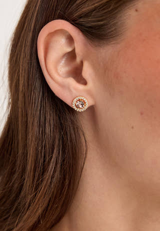 Miranda Twist Earrings Pink