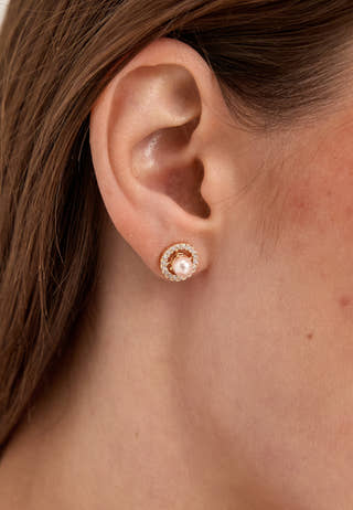 Miranda Twist Earrings Gold