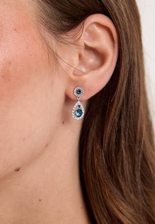 Petite Sofia Earrings Blue