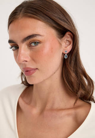 Petite Sofia Earrings Blue