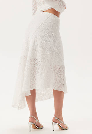 Asymmetric Lace Skirt