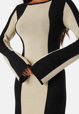 Long Sleeve Knitted Dress
