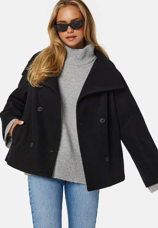 Ava High Neck Short Coat